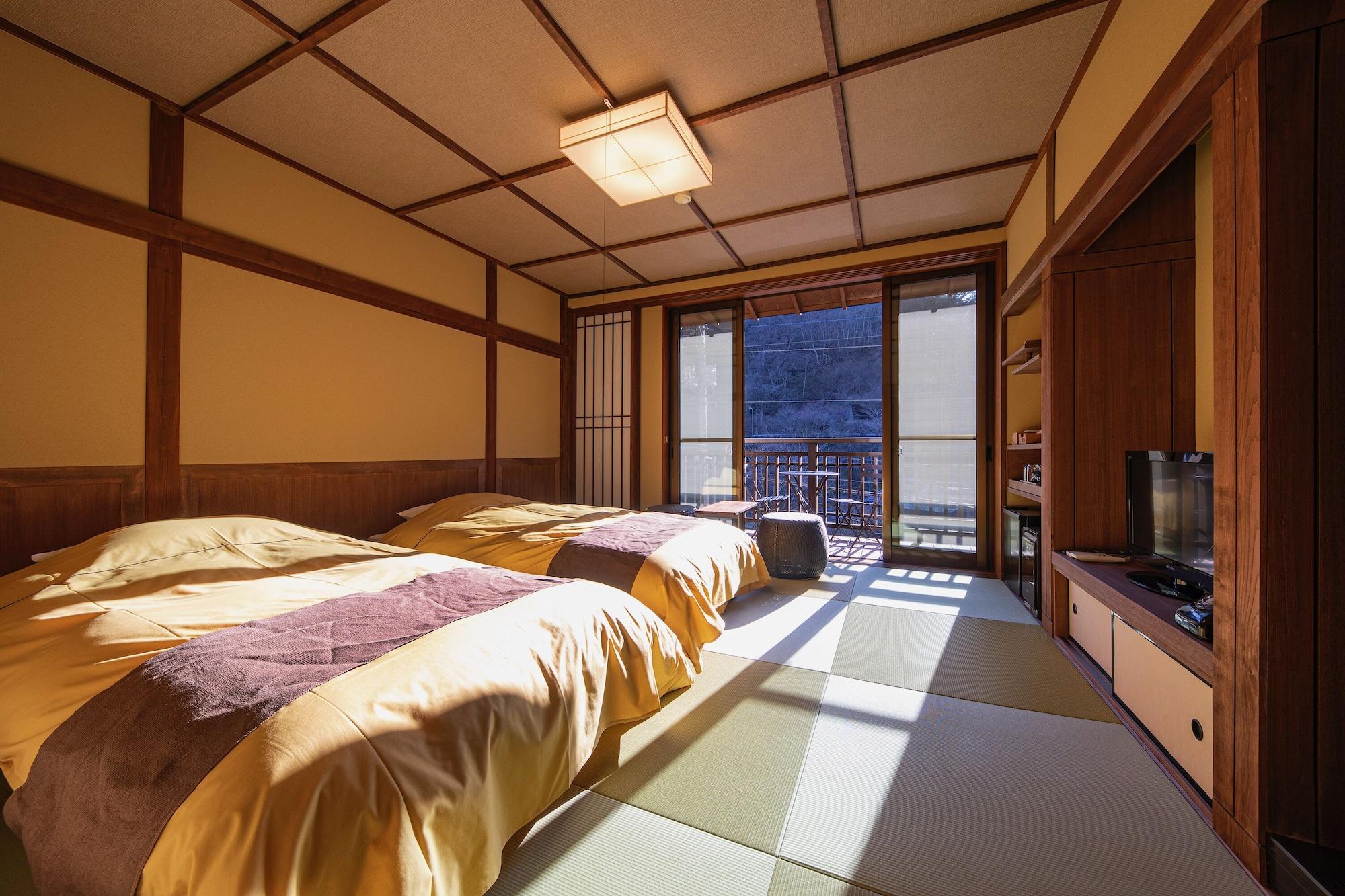 Shima Onsen Kashiwaya Ryokan Nakanojo Exterior photo